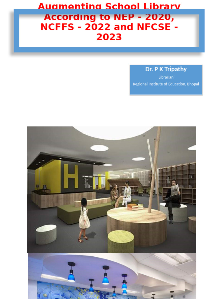 Enhancing School Libraries in NEP 2020 | PDF | Libraries | School Library