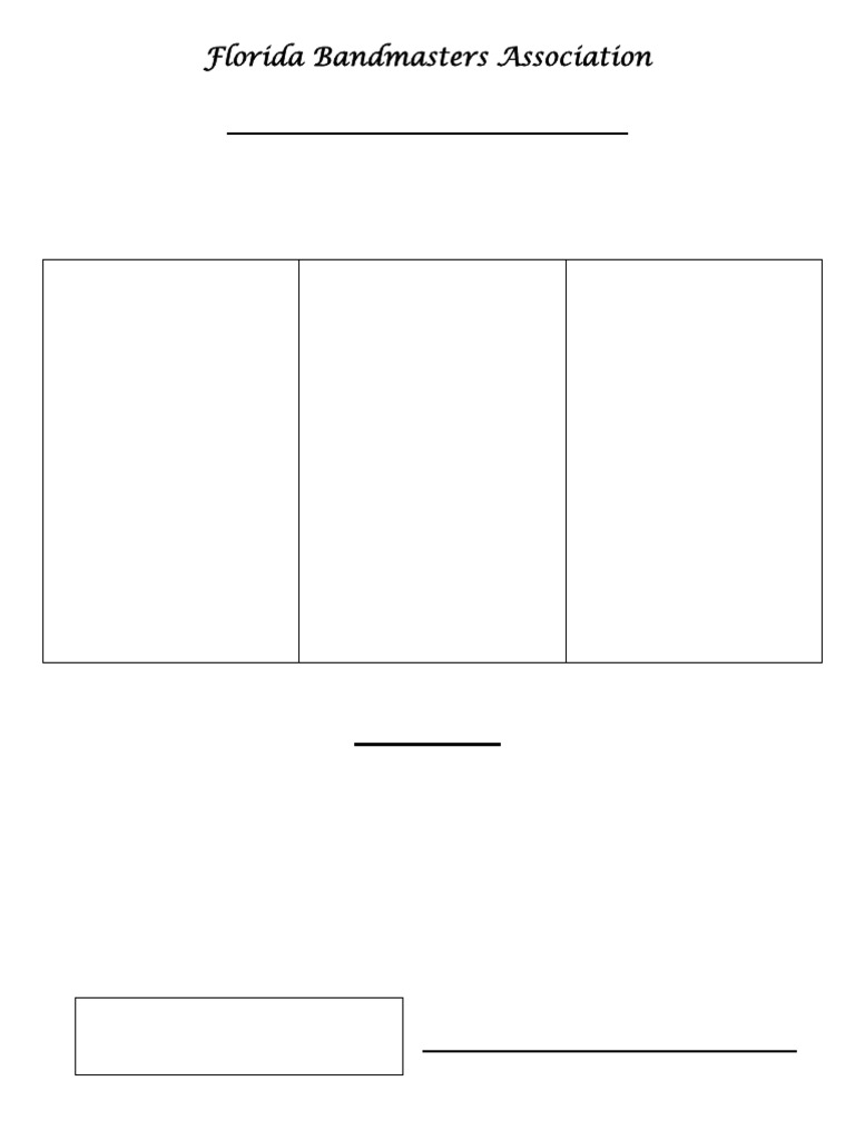 Student Conductor Adjudication Sheet | PDF | Conducting