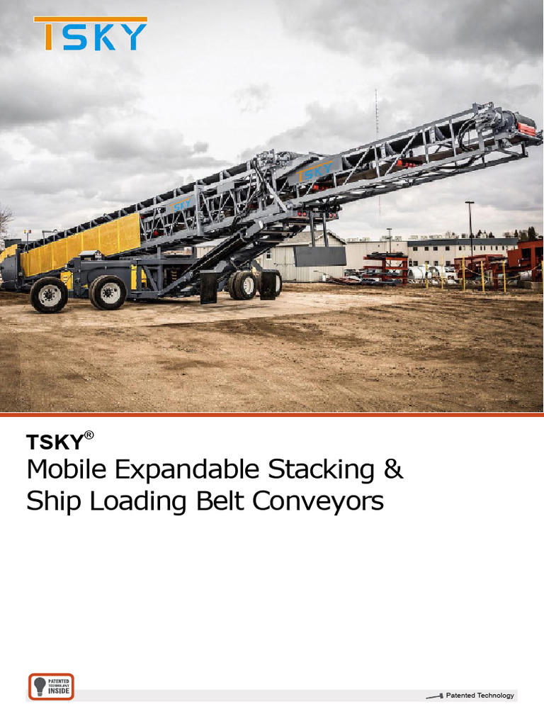 TSKY Mobile Expandable Belt Conveyors | PDF | Mining | Cement