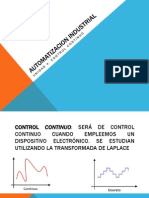 Control continuo mediante transformada de Laplace