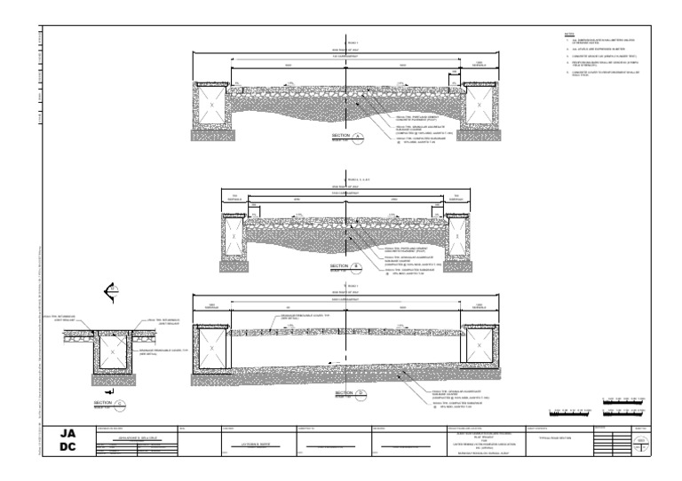 Urvhai 1003 Typical Road Section r.00 | PDF | Road | Concrete