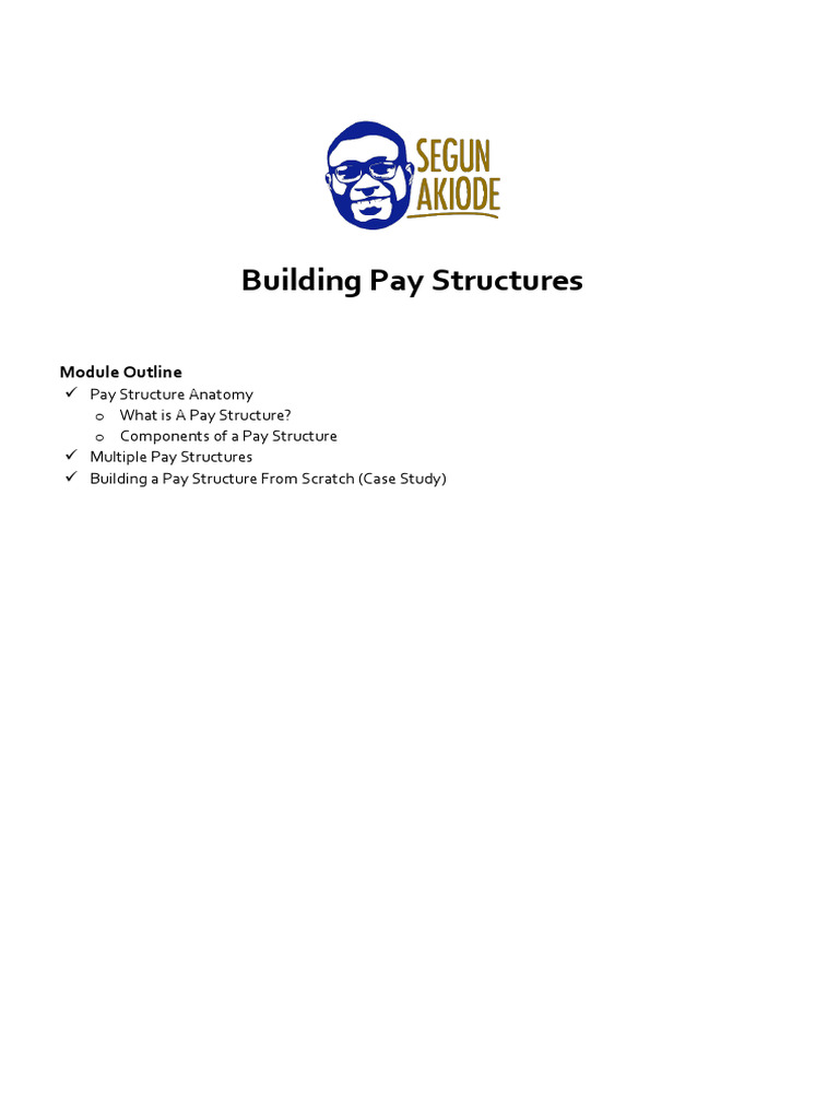 Pay Structure Overview and Examples | PDF | Salary | Labour Economics