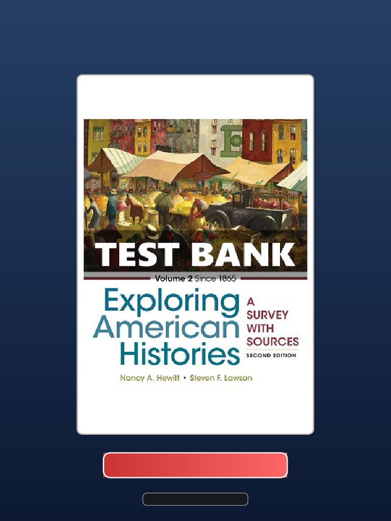 Exploring American Histories Volume 2 A Survey With Sources 2 Ed Hewitt ...
