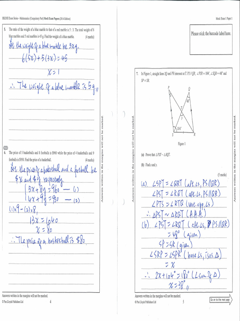 PL Maths-P1 - 2 | PDF