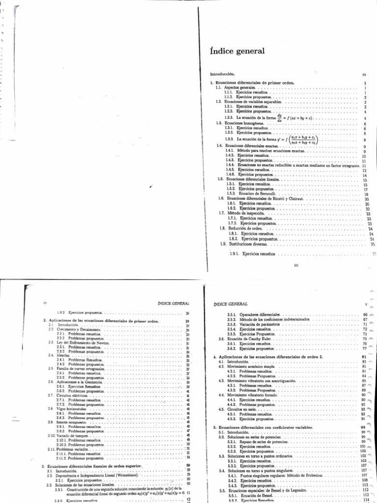 Libro Parte 1 - Merged | PDF | Ecuaciones | Leonhard Euler
