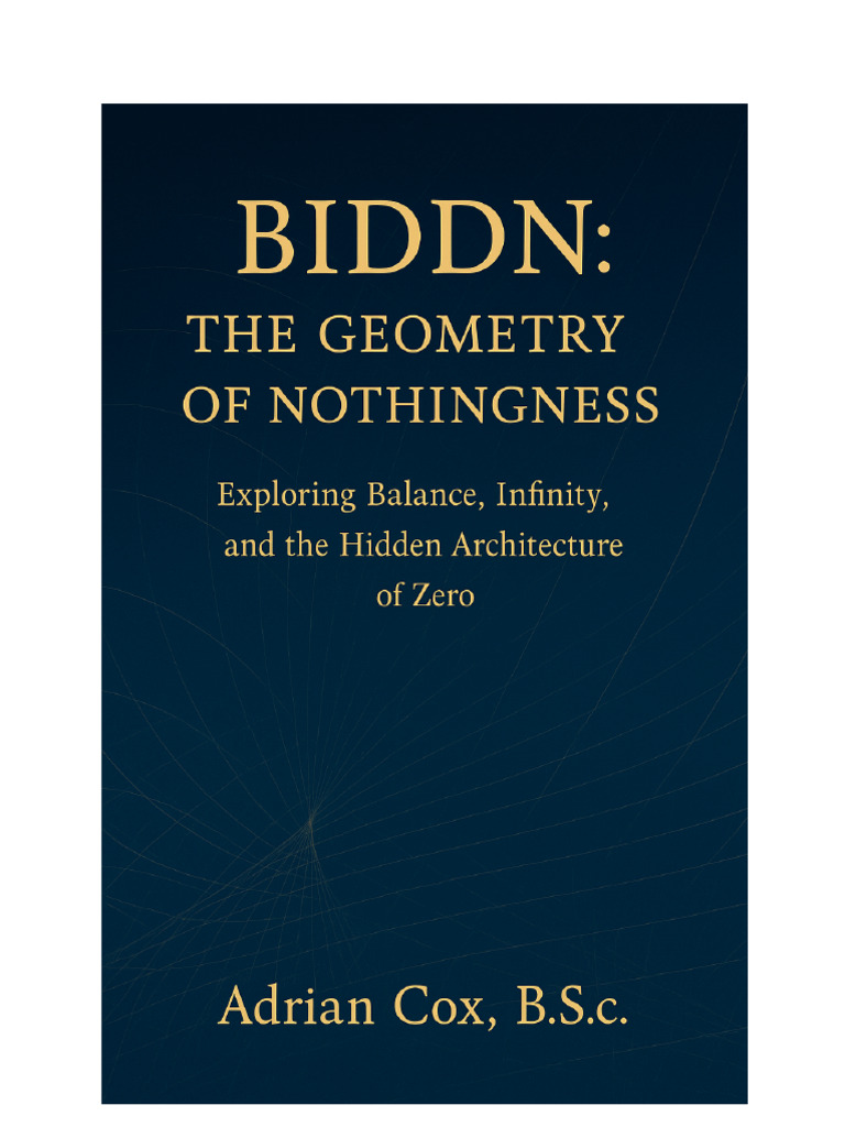 BIDDN - The Geometry of Nothingness + Maths Papers + | PDF | Numbers ...
