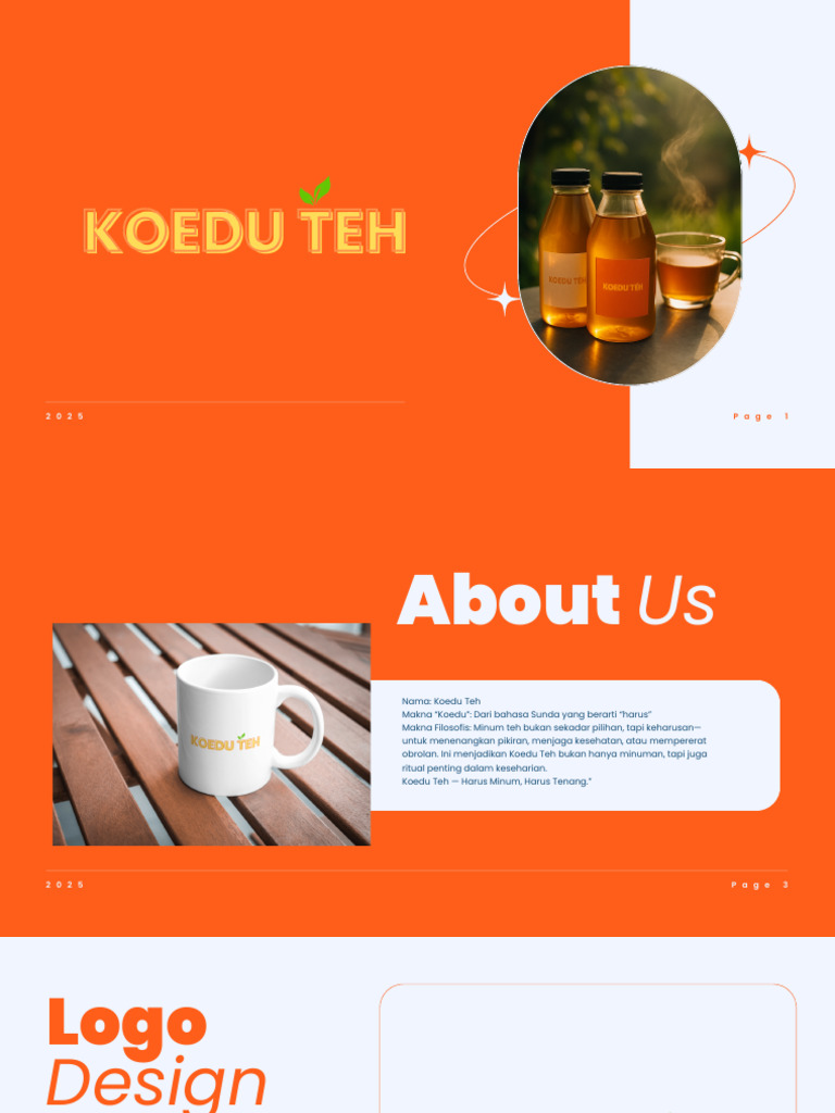 Orange White Modern Vibrant Brand Guidelines Company Presentation PDF | PDF