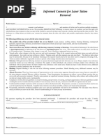 Consent for Laser Treatment | PDF