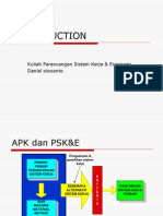 Kuliah Perancangan Sistem Kerja & Ergonomi Daniel Siswanto