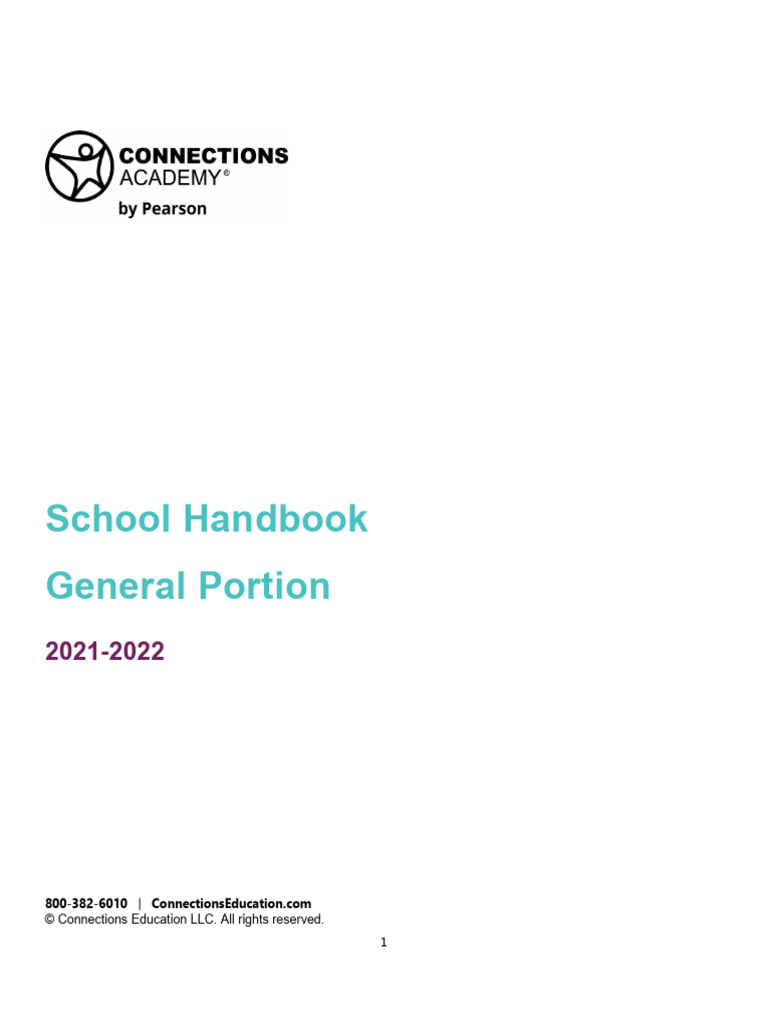 Connections Academy School Handbook 2021-22 | PDF | Teachers ...