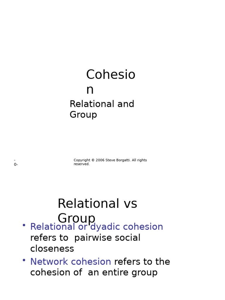 Understanding Group Cohesion Dynamics | PDF | Mathematical Relations ...