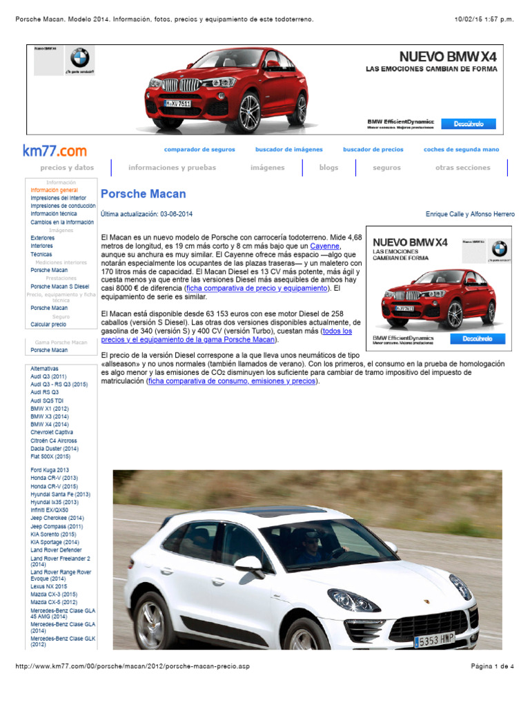 Mondo Motors - Porsche Macan - Modelo A Escala 1:24 - Velocidad De Hasta 20 Km/h - Coche De Juguete Infantil - 63380 , Color/modelo Surtido