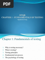 Istqb Chapter 1 - Fundamentals Of Testing: Nguyễn thị Trang