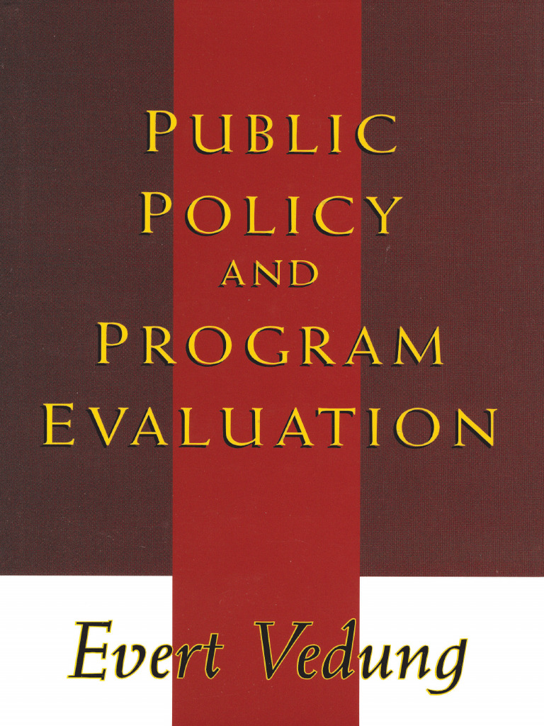 Public Policy and Program Evaluation | PDF | Evaluation | Methodology