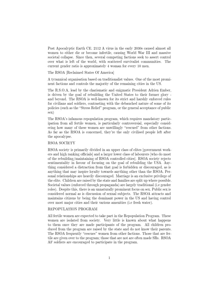 Post Apocalyptic Earth | PDF