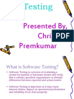 Automation Testing - Christy Premkumar