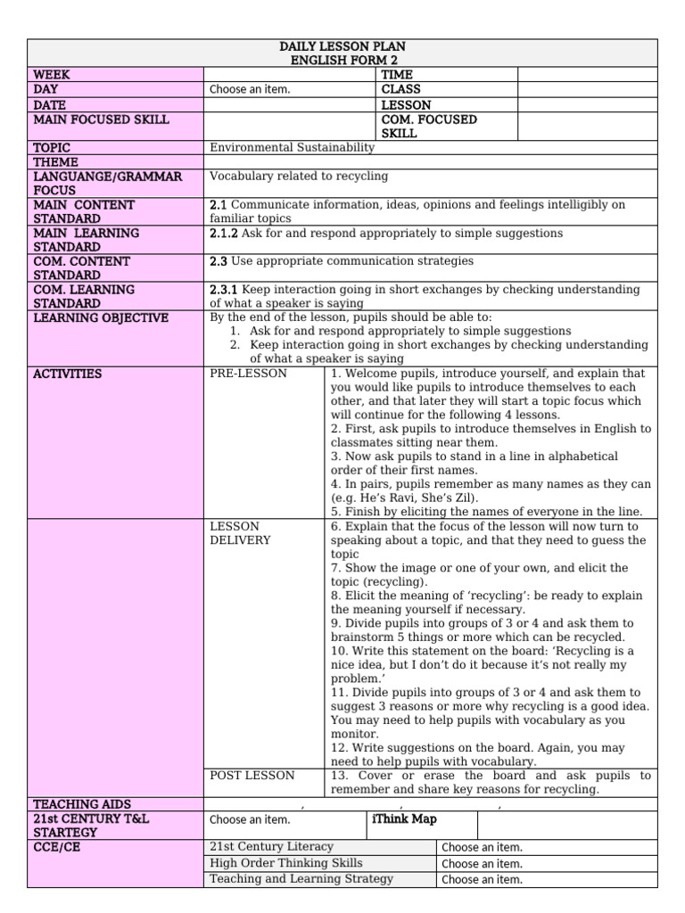 Unit 6 Money Pdf Lesson Plan Curriculum