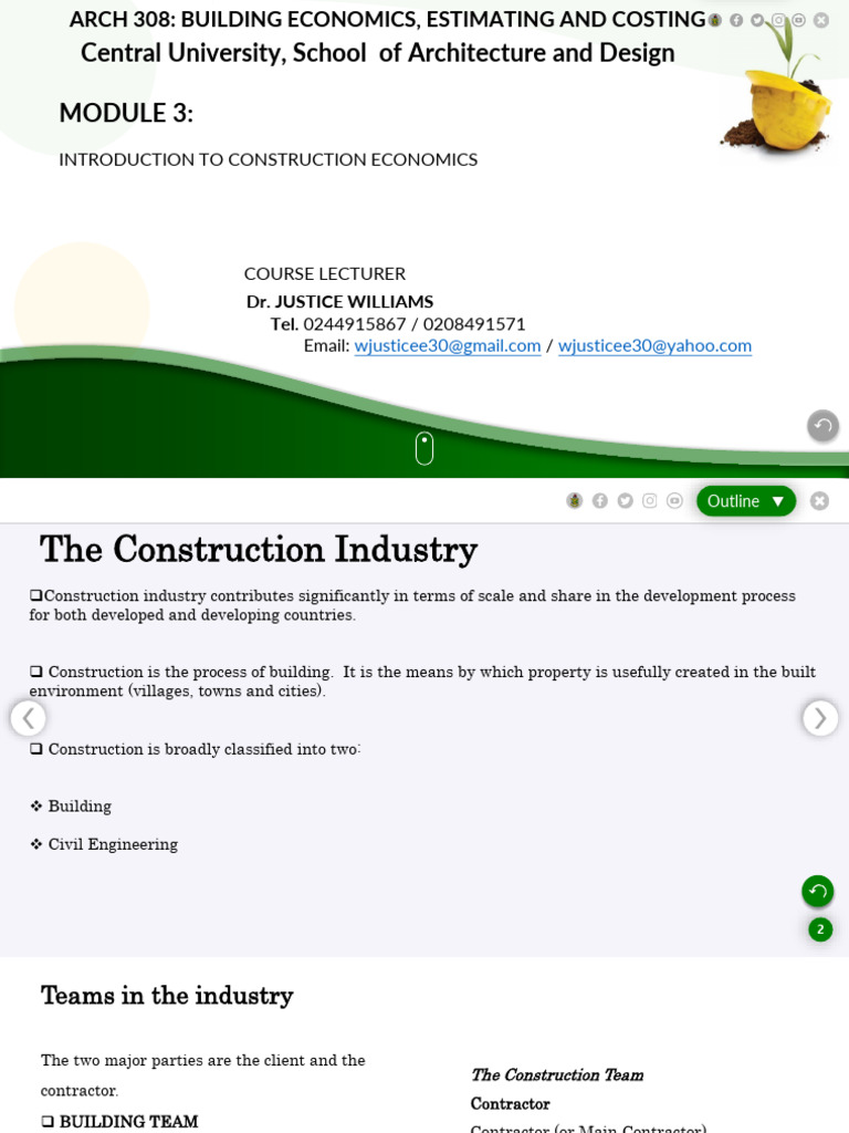 Building Economics: Cost Estimation Guide | PDF | Value (Economics) | Cost