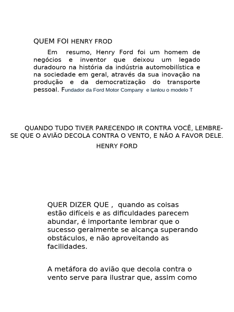 QUEM FOI HENRY FROD | PDF