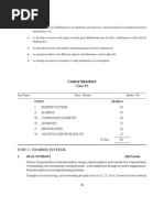 Course Structure: Class IX