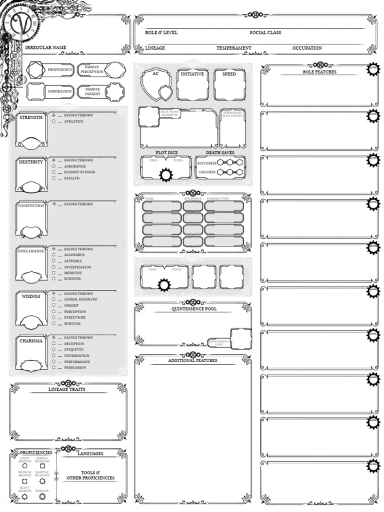 VIC CB Character Sheet 241217 | PDF