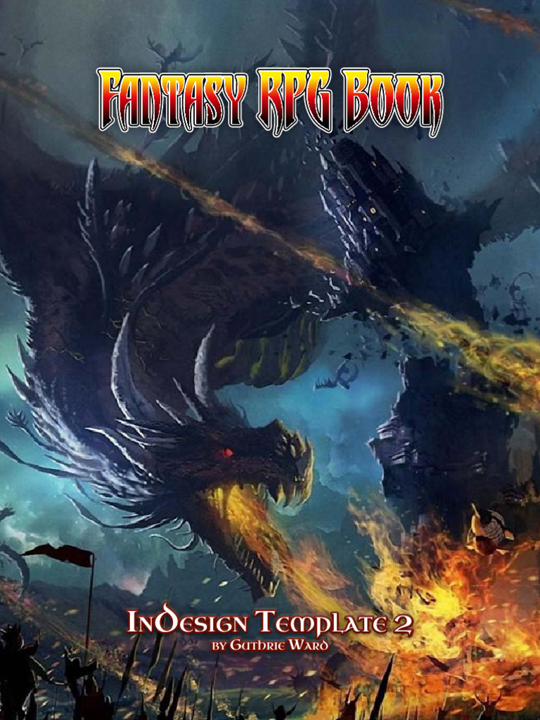 FantasyRPGBook InDesignTemplate 2 | PDF
