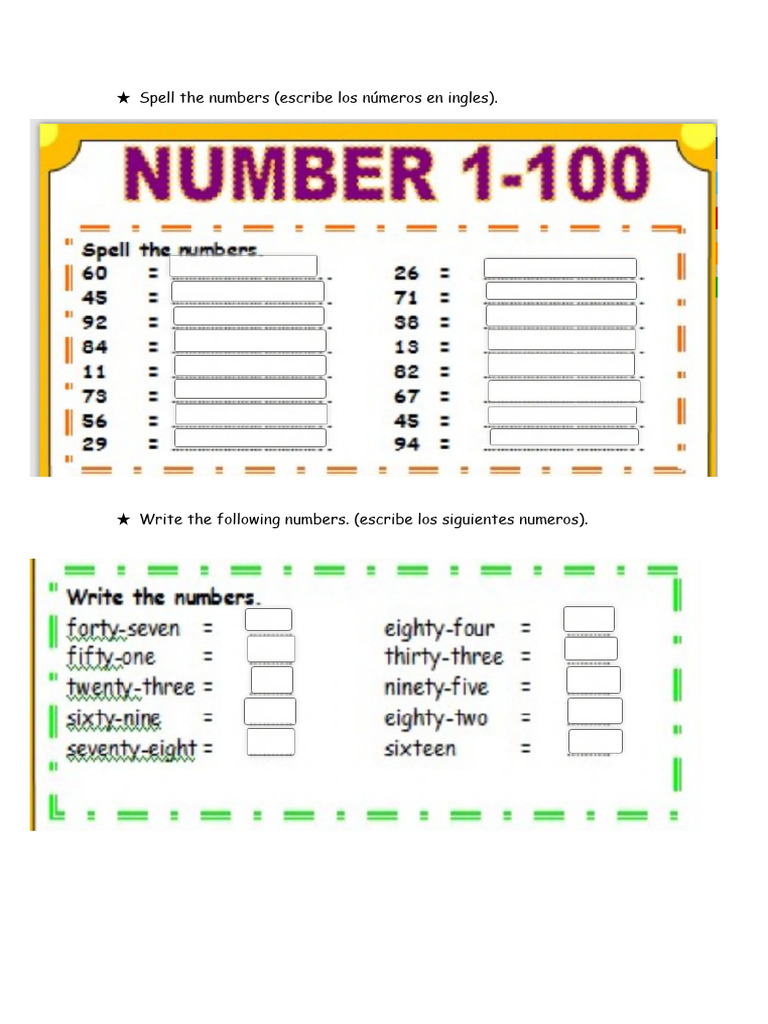 Numbers (16 - 05) | PDF