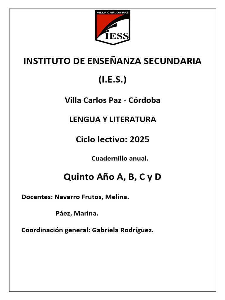 Cuadernillo de Lengua y Literatura 5° Año | PDF | Contaminación | Toxicidad