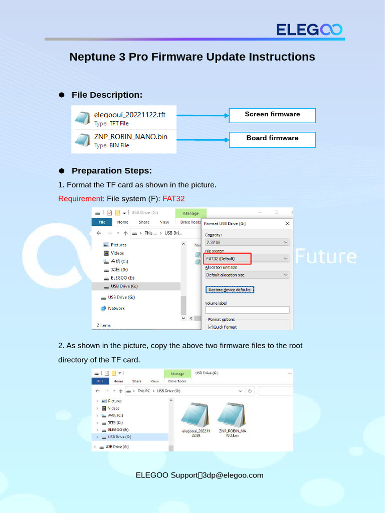 Neptune 3 Pro Firmware Update Guide | PDF | Computer Science | Computer ...