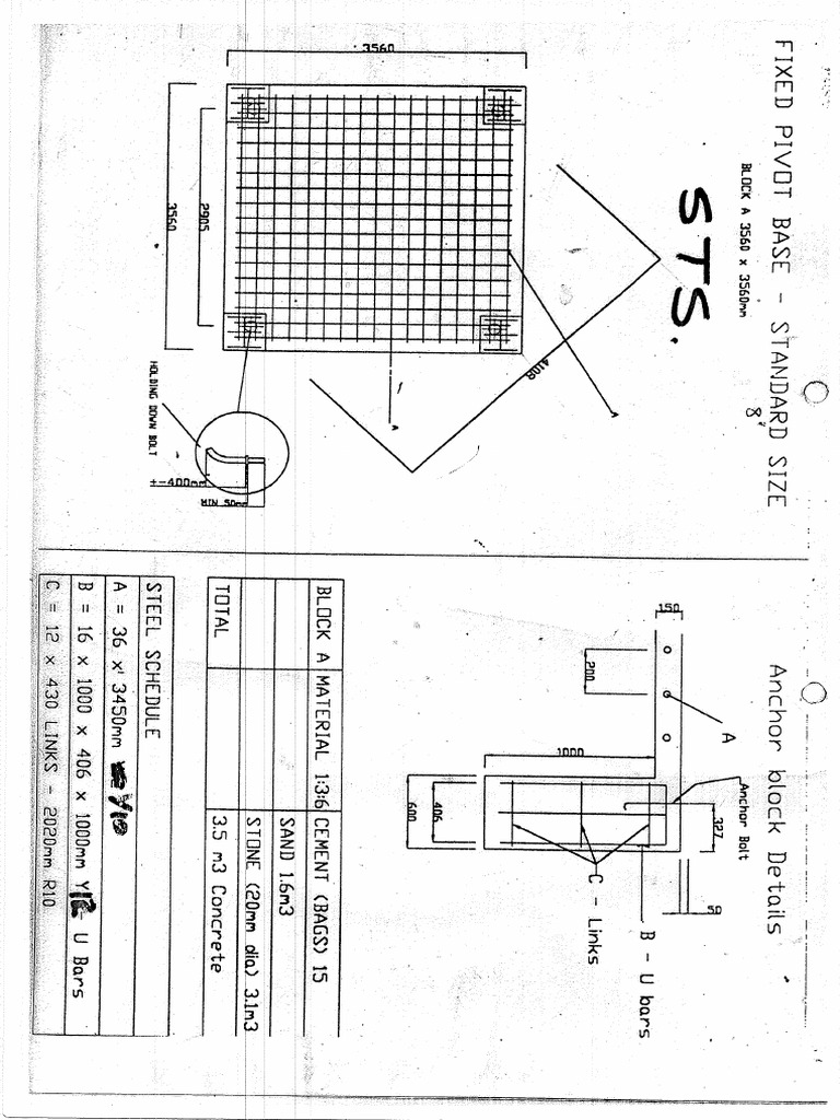 Standard Valley Centre Pivot Foundation | PDF