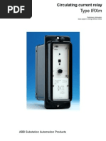 Type Irxm: Circulating Current Relay