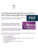 Gran Thornton Poland - Best Tax Advisory