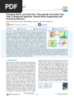 Lead-Free Double Perovskite Cs2AgBiBr6 Review | PDF | Crystal