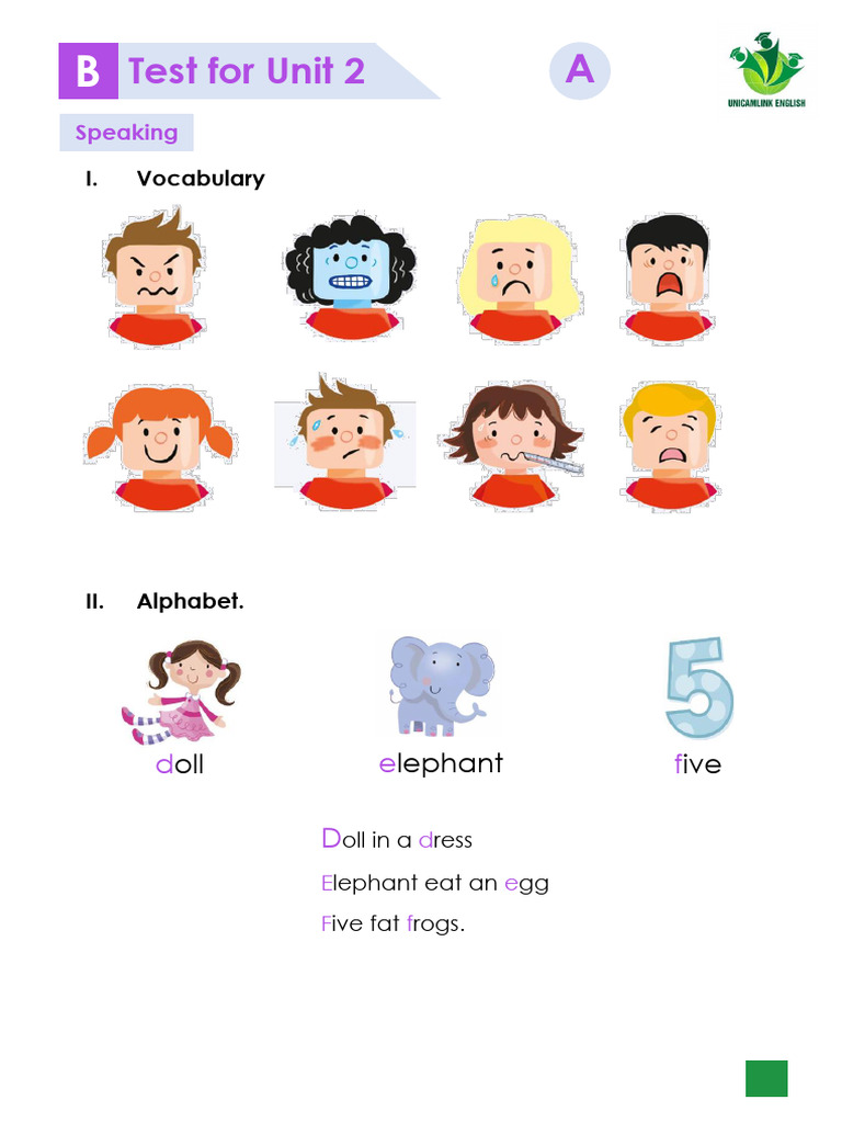 Test For Unit 2 - S - ASS (A) | PDF