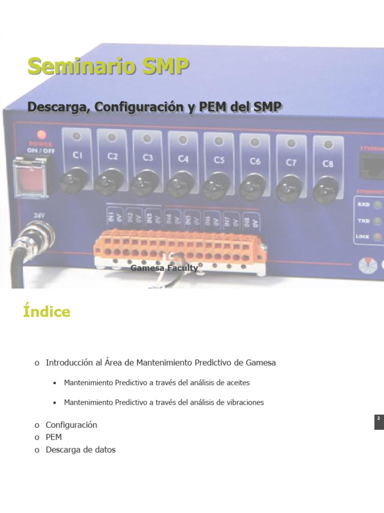 Seminario Mantenimiento Predictivo SMP (EFE) 05 02 2013 | PDF ...