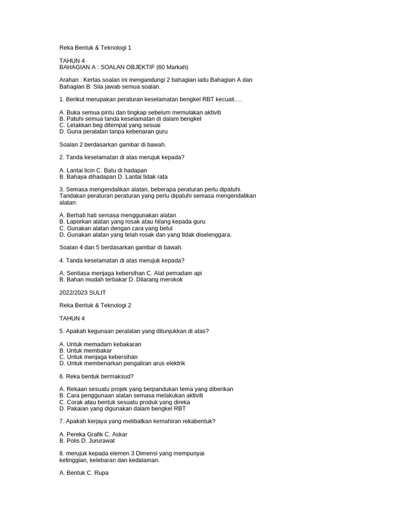 RBT thn4 | PDF