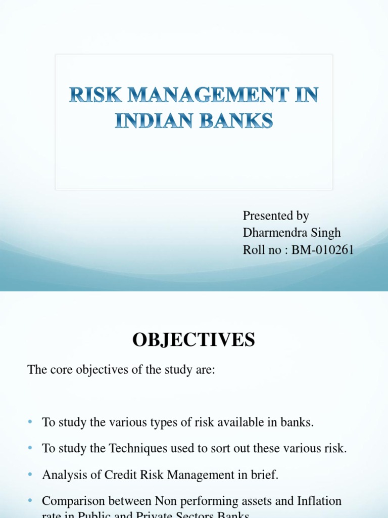 Credit Risk Management in Indian Banks | PDF | Basel Ii | Credit Risk