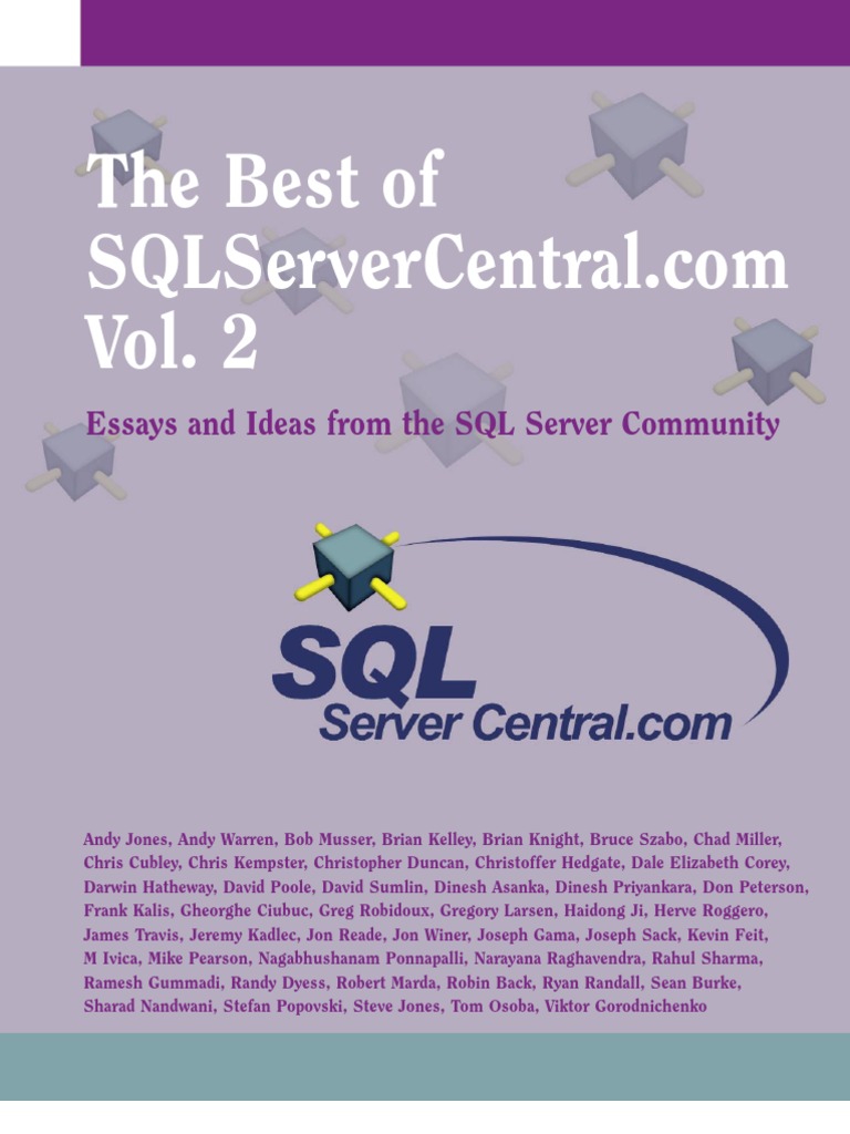 Best of SQL Server Central Vol 2 | PDF | Microsoft Sql Server | Databases