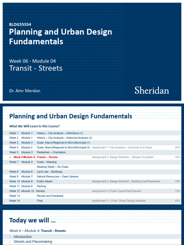Urban Street Design for Transit Users | PDF | Public Transport | Street