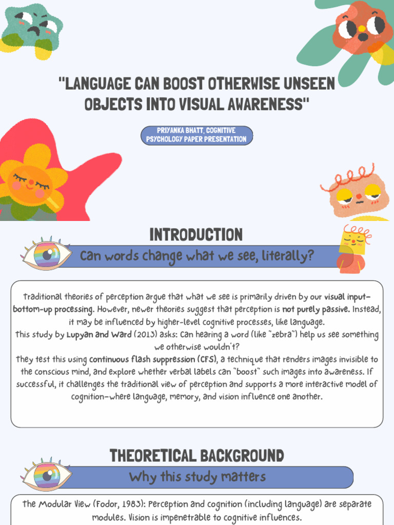Language Can Boost Otherwise Unseen Objects Into Visual Awareness PDF