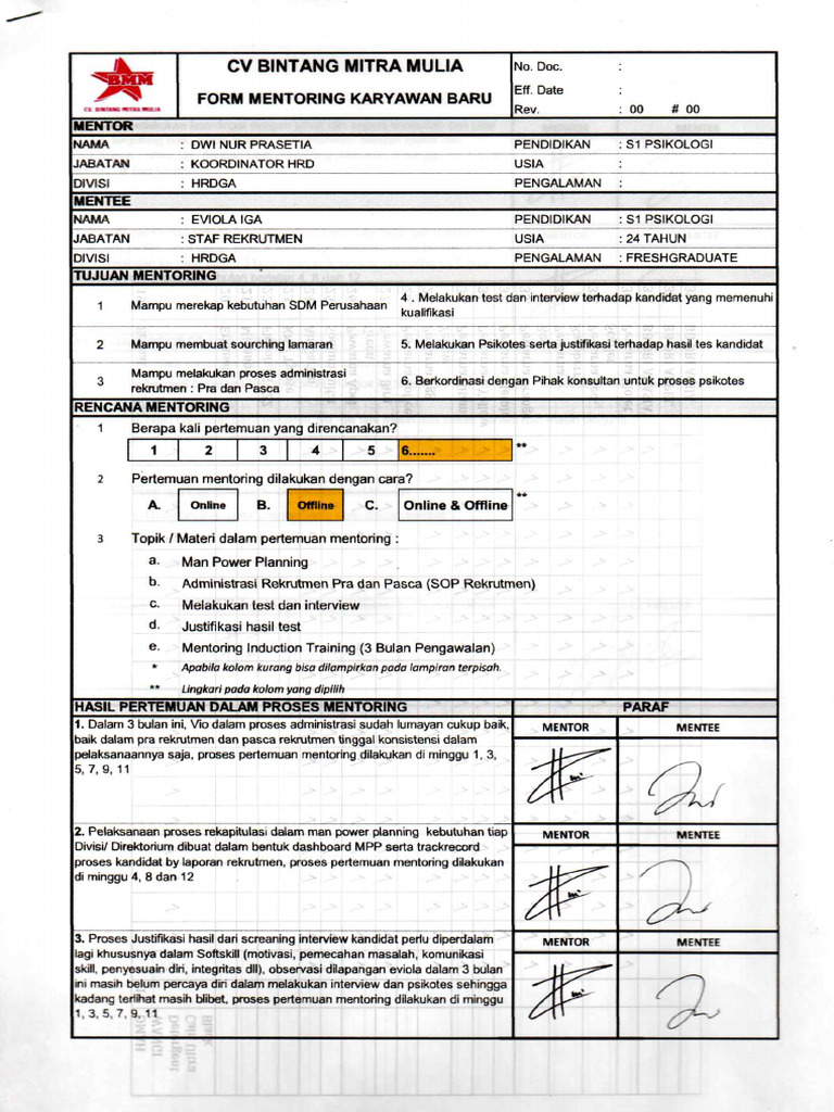 Contoh Form | PDF
