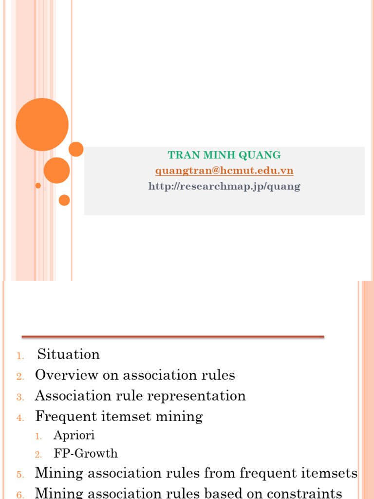 Association Rule Mining Overview | PDF | Algorithms | Statistical Analysis