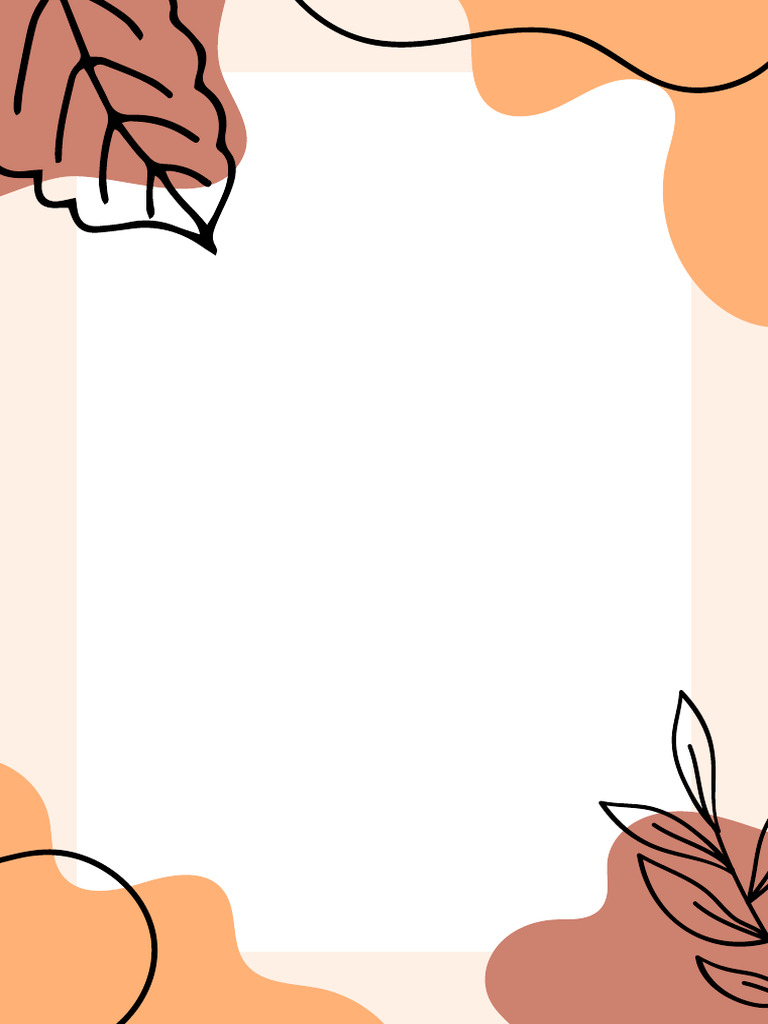 Brown Aesthetic Page Border | PDF