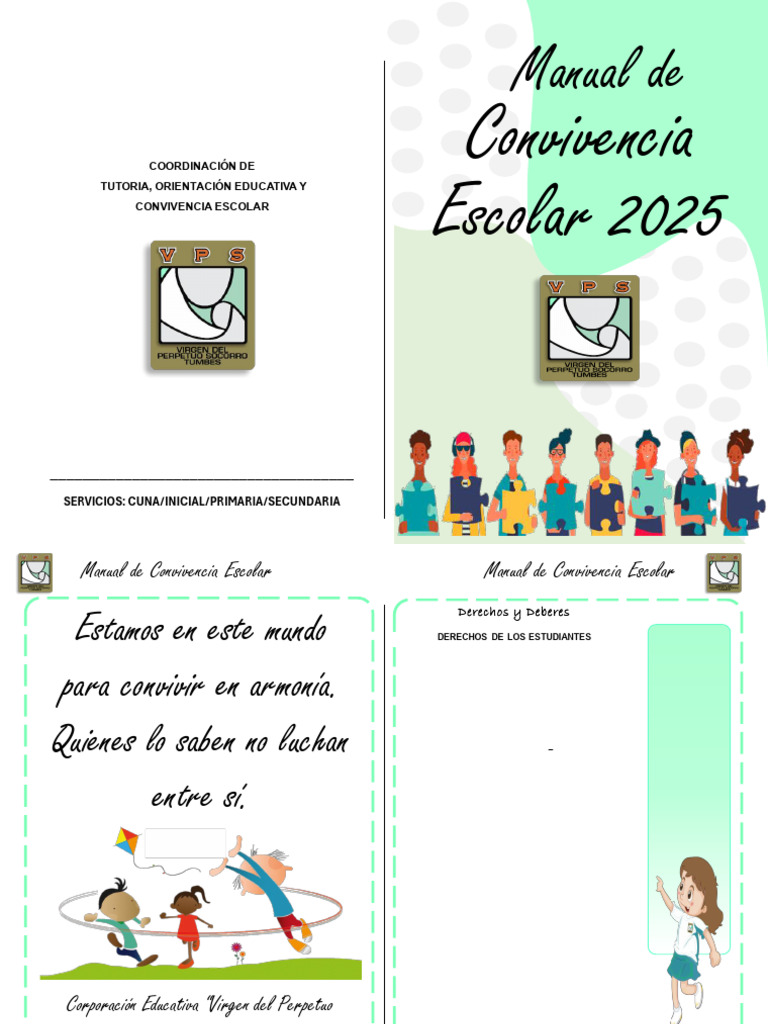 Manual de Convivencia Escolar 2025 | PDF | Enseñando | Comportamiento