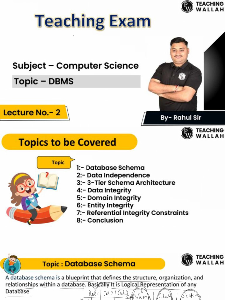 DBMS 02 - Class Notes | PDF