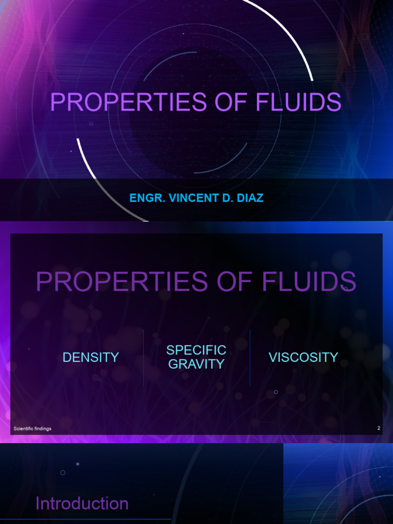 Properties of Fluids Lesson 2 | PDF | Density | Viscosity