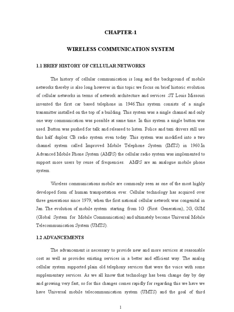 Evolution of Cellular Communication | PDF | Wi Max | Computer Network