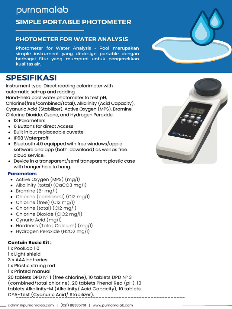Simple Photometer For All Parameters | PDF