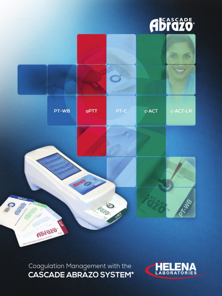 Cascade Abrazo Coagulation Analyzer | PDF | Coagulation | Blood