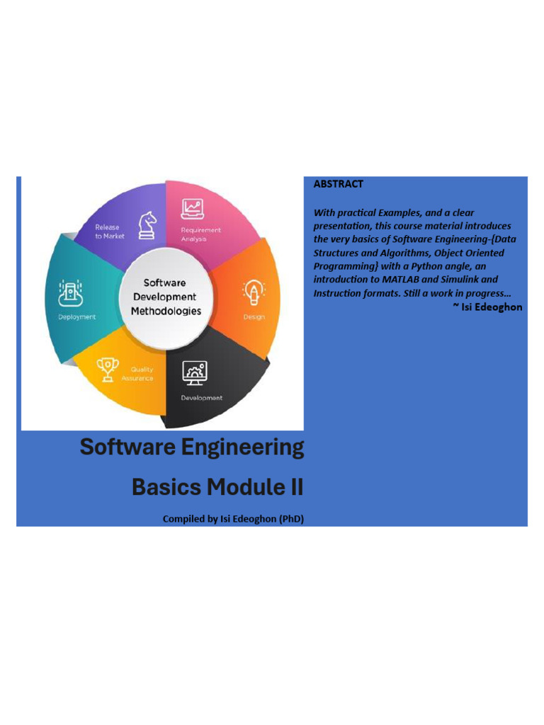 Software Engineering Basics with Python | PDF | Queue (Abstract Data ...